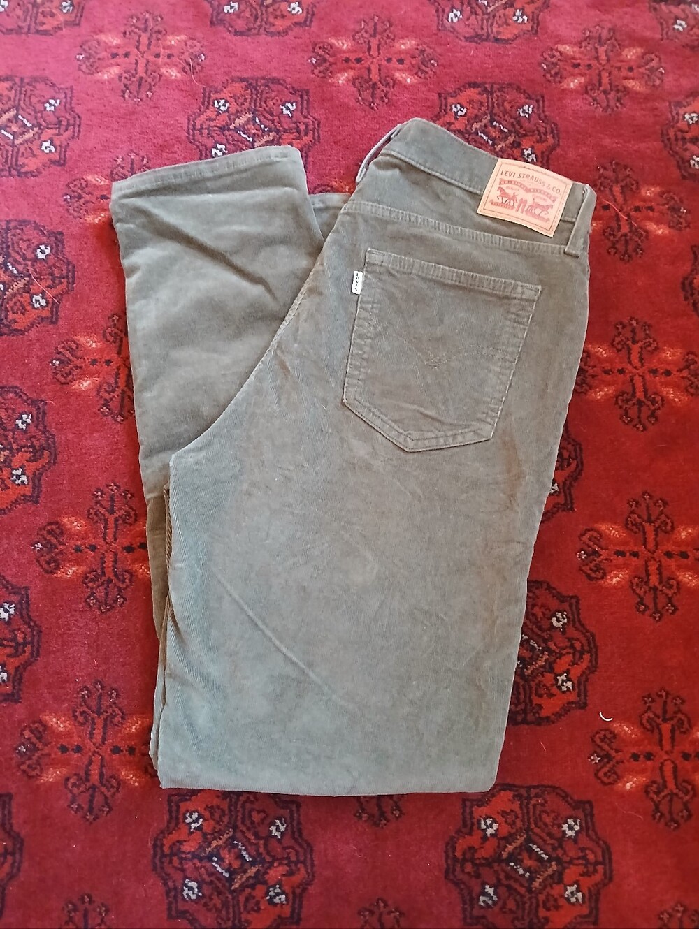 Levi's Green Corduroy 724